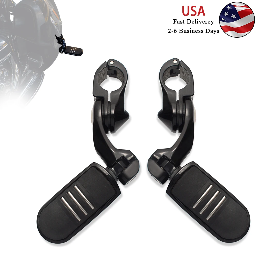 

1.25" Highway Pegs Short Adjustable Footpeg for Harley Touring Road King Road Glide Street Glide Electra Glide Softail Sportster