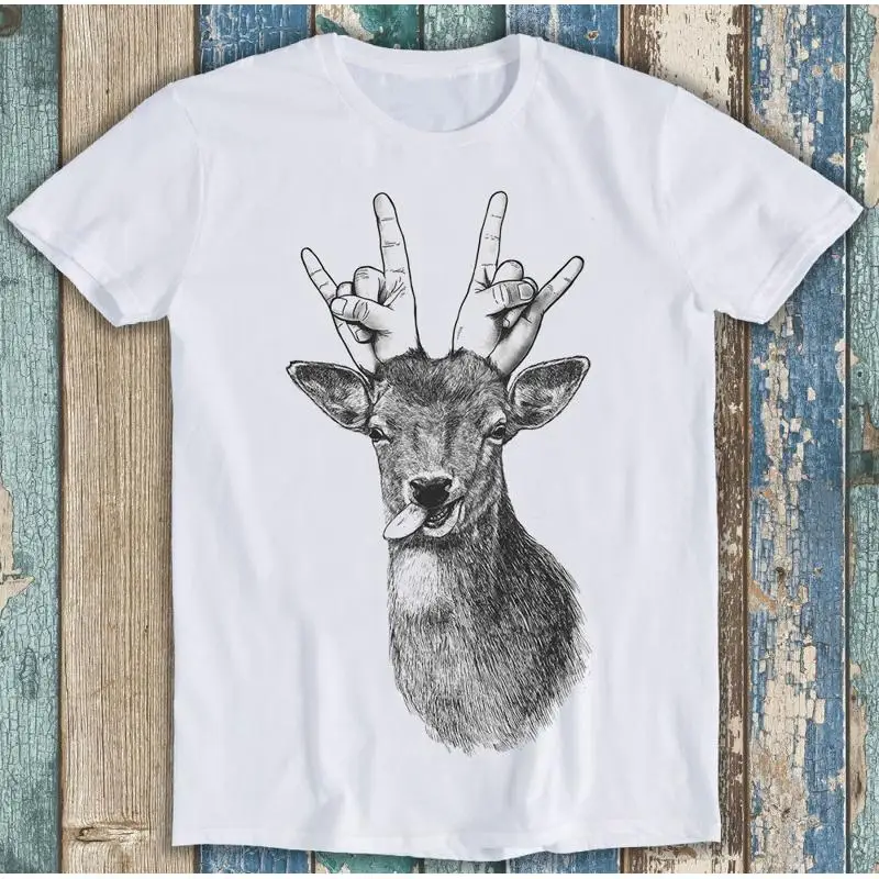 

Забавная футболка Party Deer Heavy Metal Sense Of Humor M1522