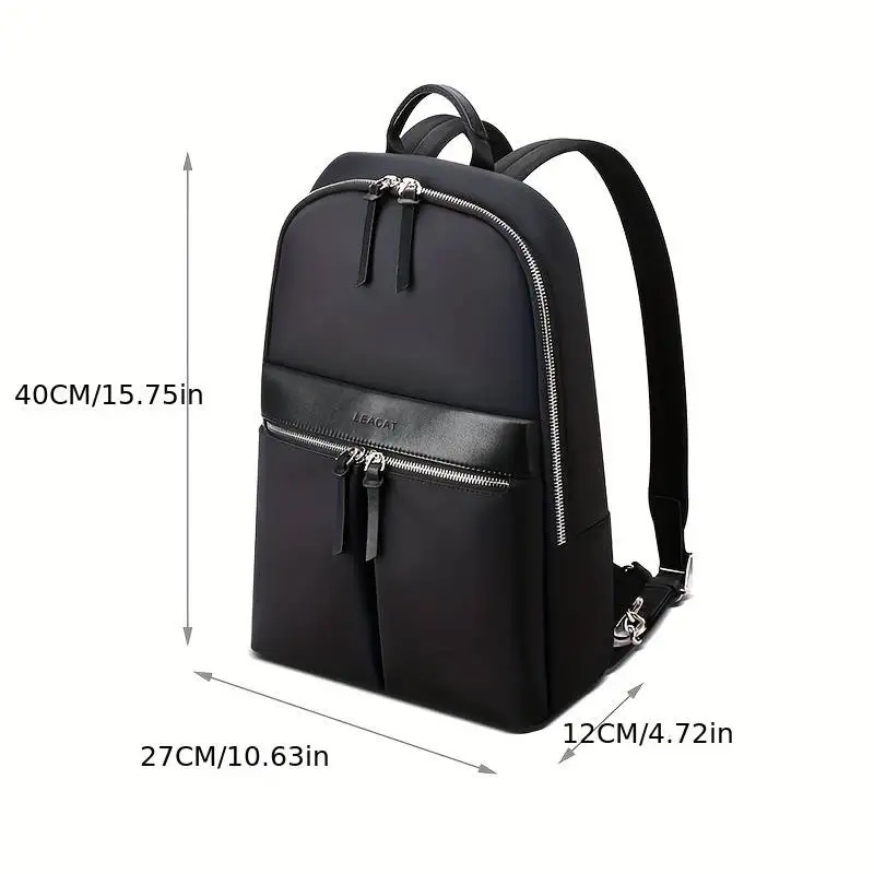 Slim women Backpack Nylon Waterproof Thin Large Capacity 14 inch Laptop backpack Travel Business Backpack Ladies Bags