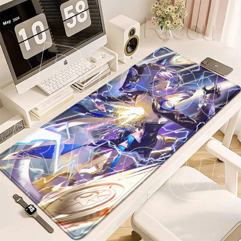 Mouse Pads Game Rubber PC Honkai Star Rail Cipher Pattern Keyboard Pads Laptop Computer Non-slip Desk Rug Gaming Acessories Mats
