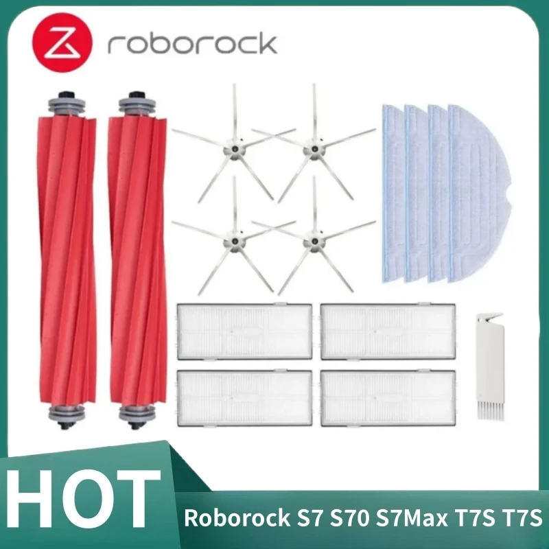 

Complete Replacement Parts Kit For Roborock S7 S70 S7Max T7S T7S Plus Robot Vacuum