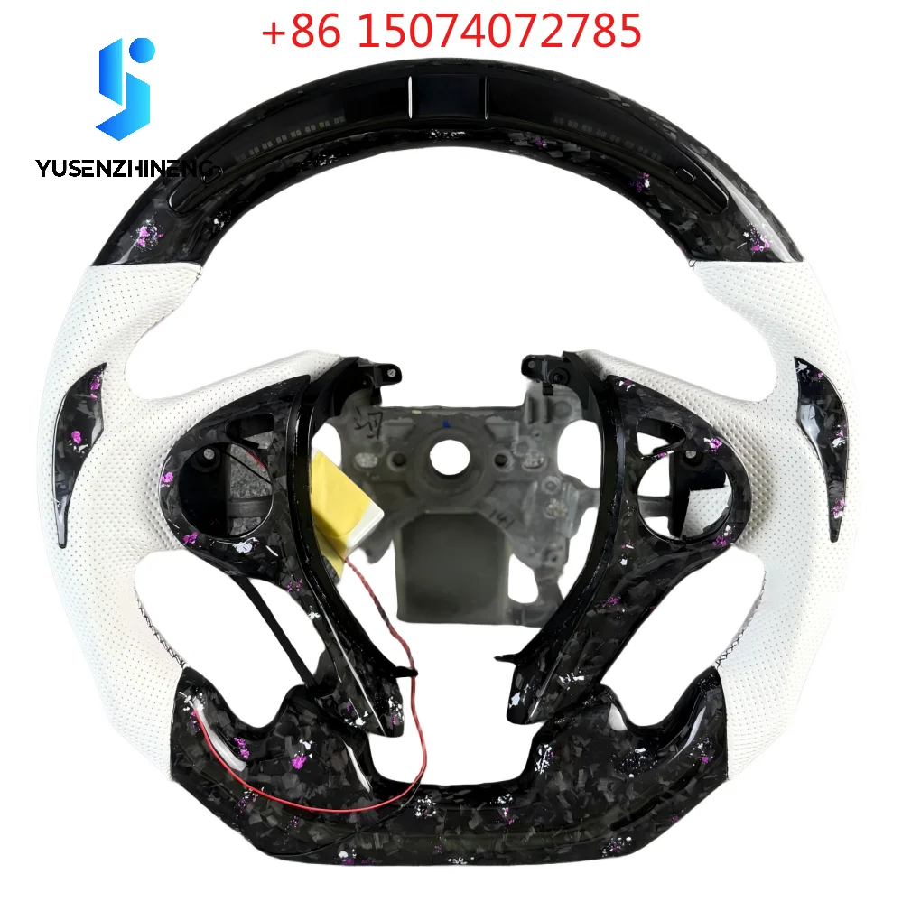 Custom Forged Carbon Fiber Steering Wheel For Honda 9/9.5 Gen Accord CR1 CR2 CR3 CR7 Civic Acura 2014-2018 Interior Mod Parts