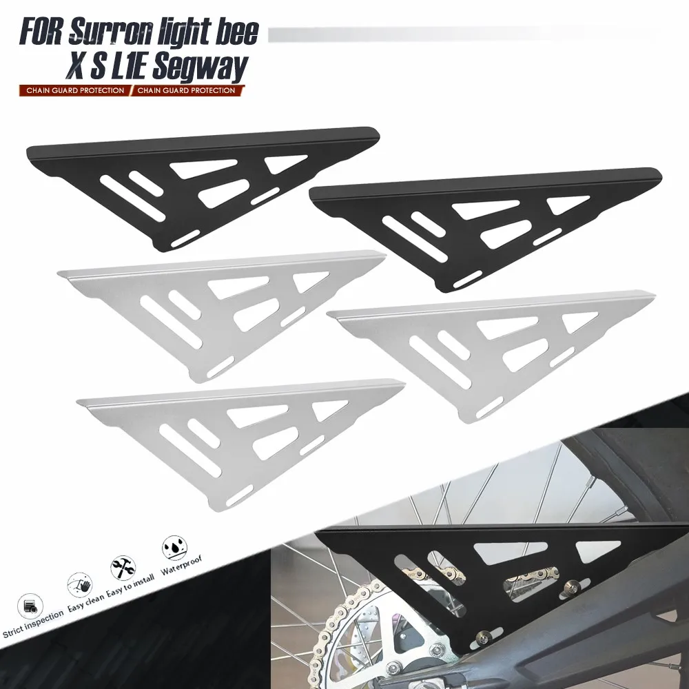 For Surron Light Bee X/S/L1E Motorcycle Accessories Aluminium Chain Guard Cover Protection Segway X160/X260 Surron Light Bee L1E