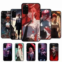 Chainsaw Man Makima Phone Case Silicone PC+TPU For Samsung S10 20 30 22 23 24 Plus Lite Ultra Cover
