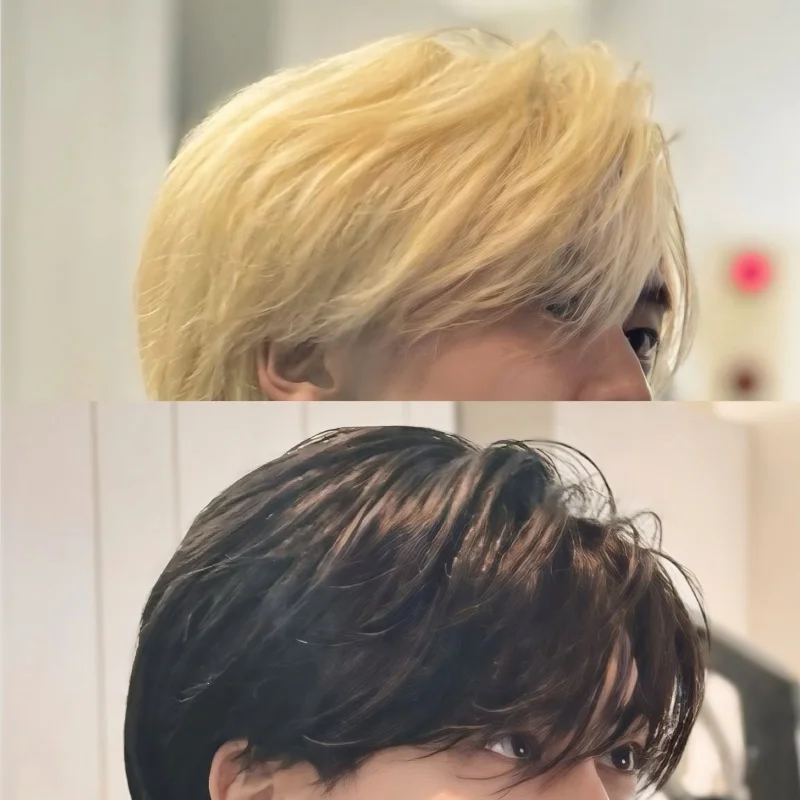 شعري طبيعي غير مرئي # 613 أشقر فاتح متين 0.02 مللي متر جلد رقيق PU للرجال شعر مستعار 90%-100% كثافة شعر بشري أوروبي حقيقي