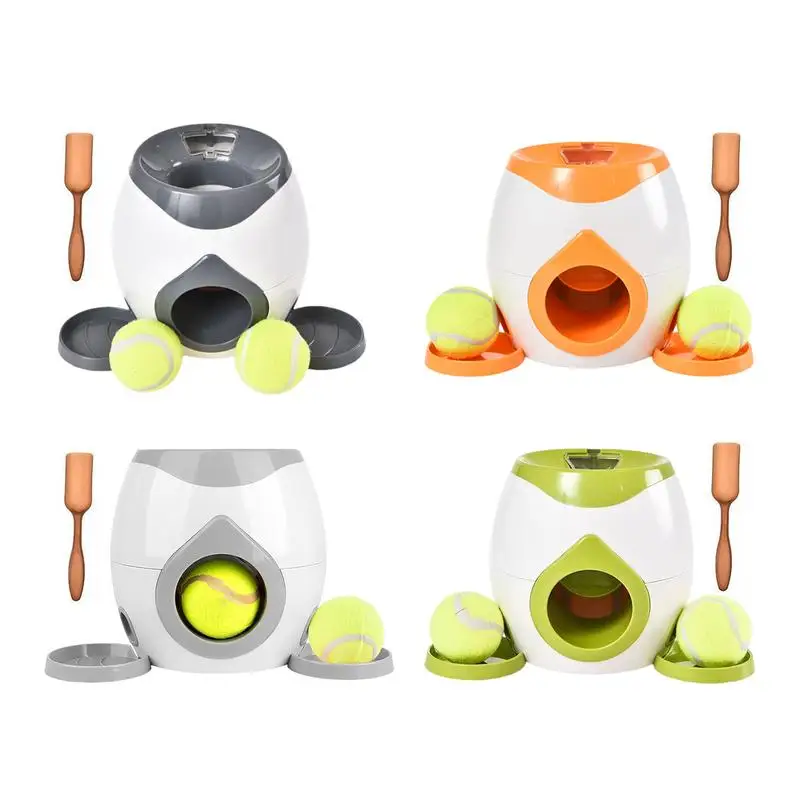 

Interactive Dog Ball Thrower Non-Electric Smart Feeder Thrower Machine Puzzle Pet Ball Interactive Food Reward Dog Toys for Dogs