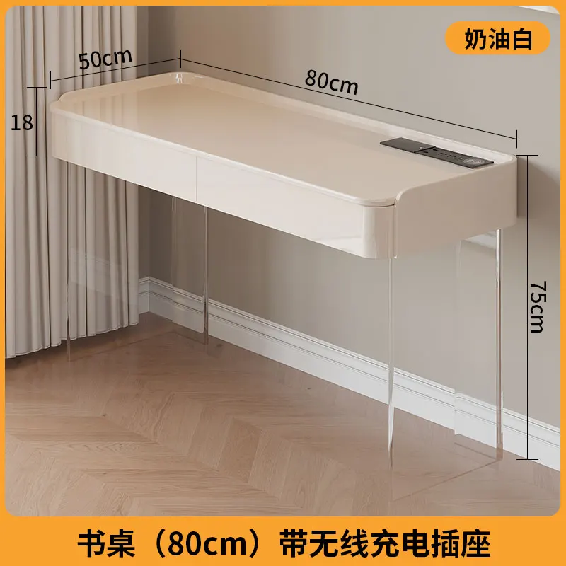 

Solid wood desk modern simple household bedroom size apartment learning desk minimalist computer desk