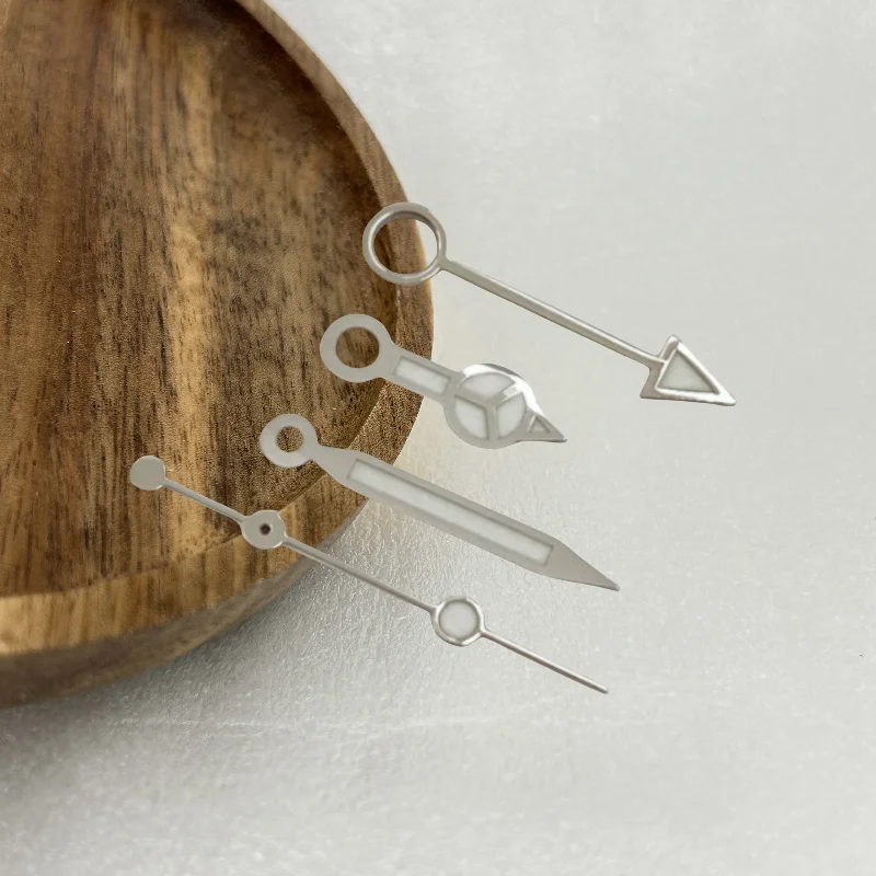 GMOGAR multifuncional NH34 movimiento automático para Seiko GMT verde luminoso reloj de buceo manecillas luminosas aguja accesorios de reloj