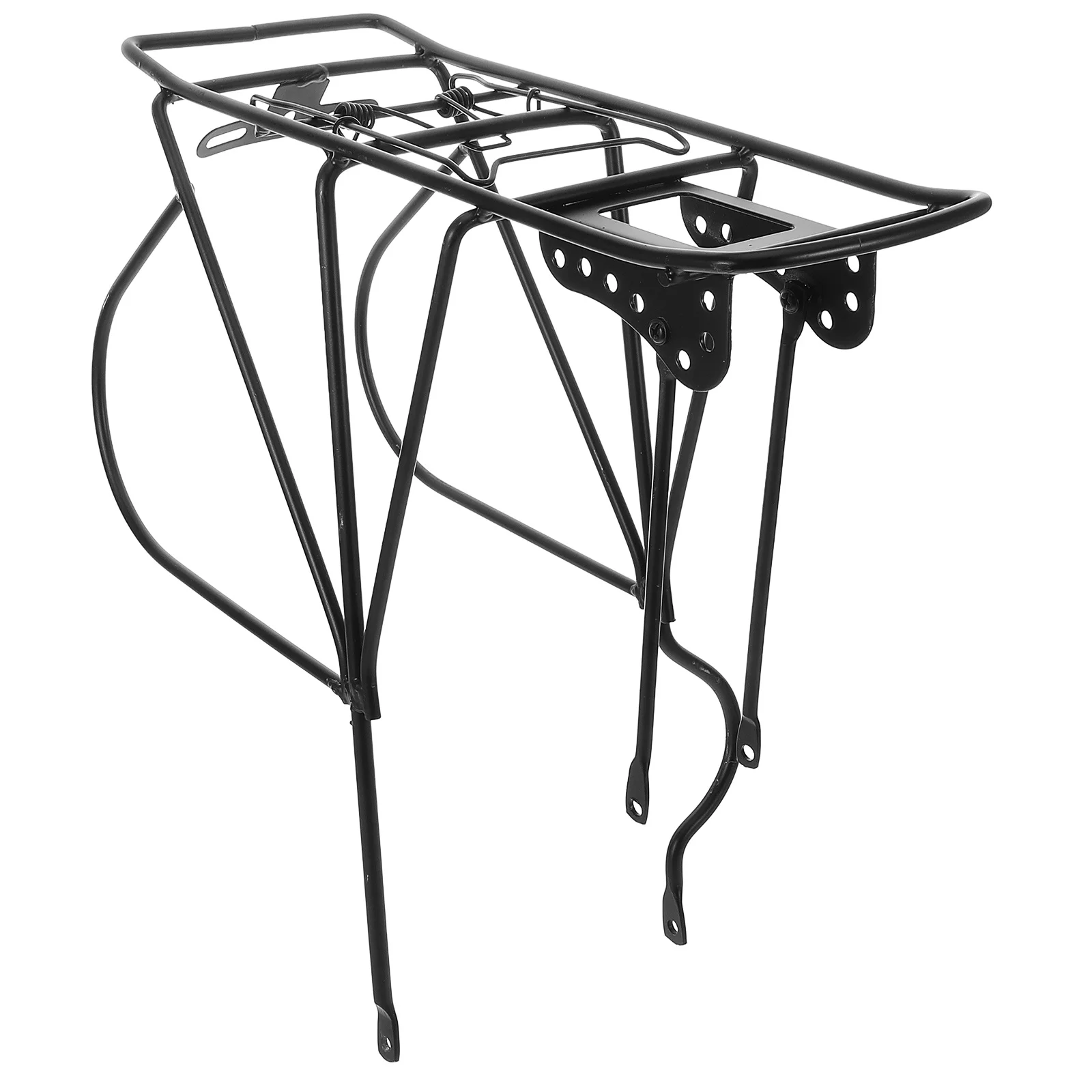 

Rear Seat Bicycle Rack Adjustable Bike Cargo Basket for Back of Accessories Solid Iron