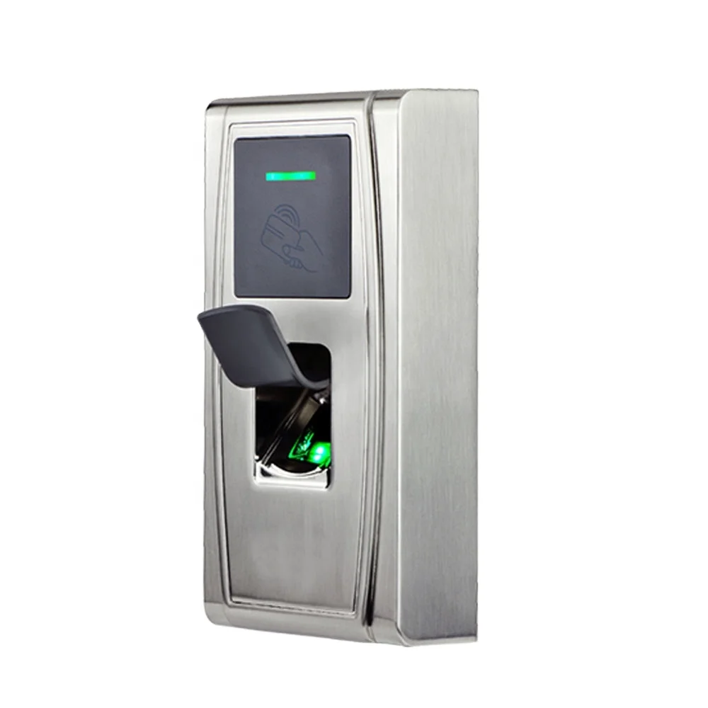 Z K MA300 Waterproof Outdoor Metal Case Biometric Fingerprint Access Control Proximity RFID 125khz C ard Re ader