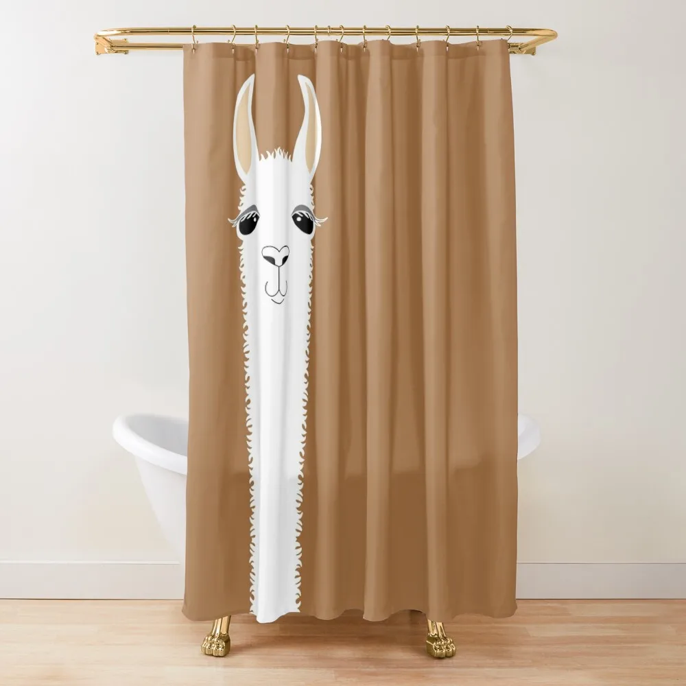 

LLAMA PORTRAIT #9 Shower Curtain Waterproof Shower In The Bathroom Anime Shower For The Bathroom Curtain