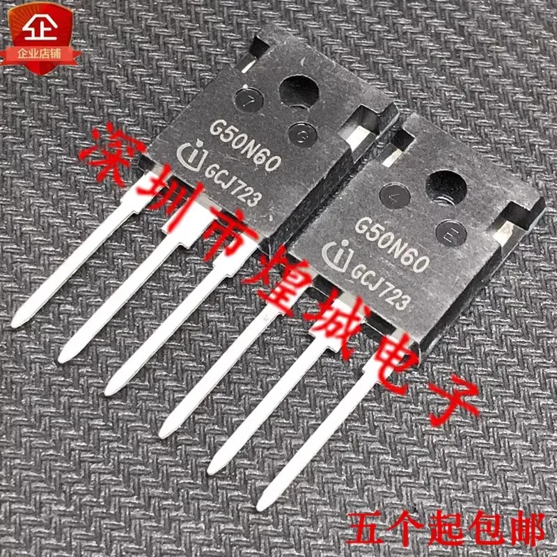 5PCS G50N60  TO-247  600V 50A  Brand new in stock, can be purchased directly from Shenzhen Huangcheng Electronics