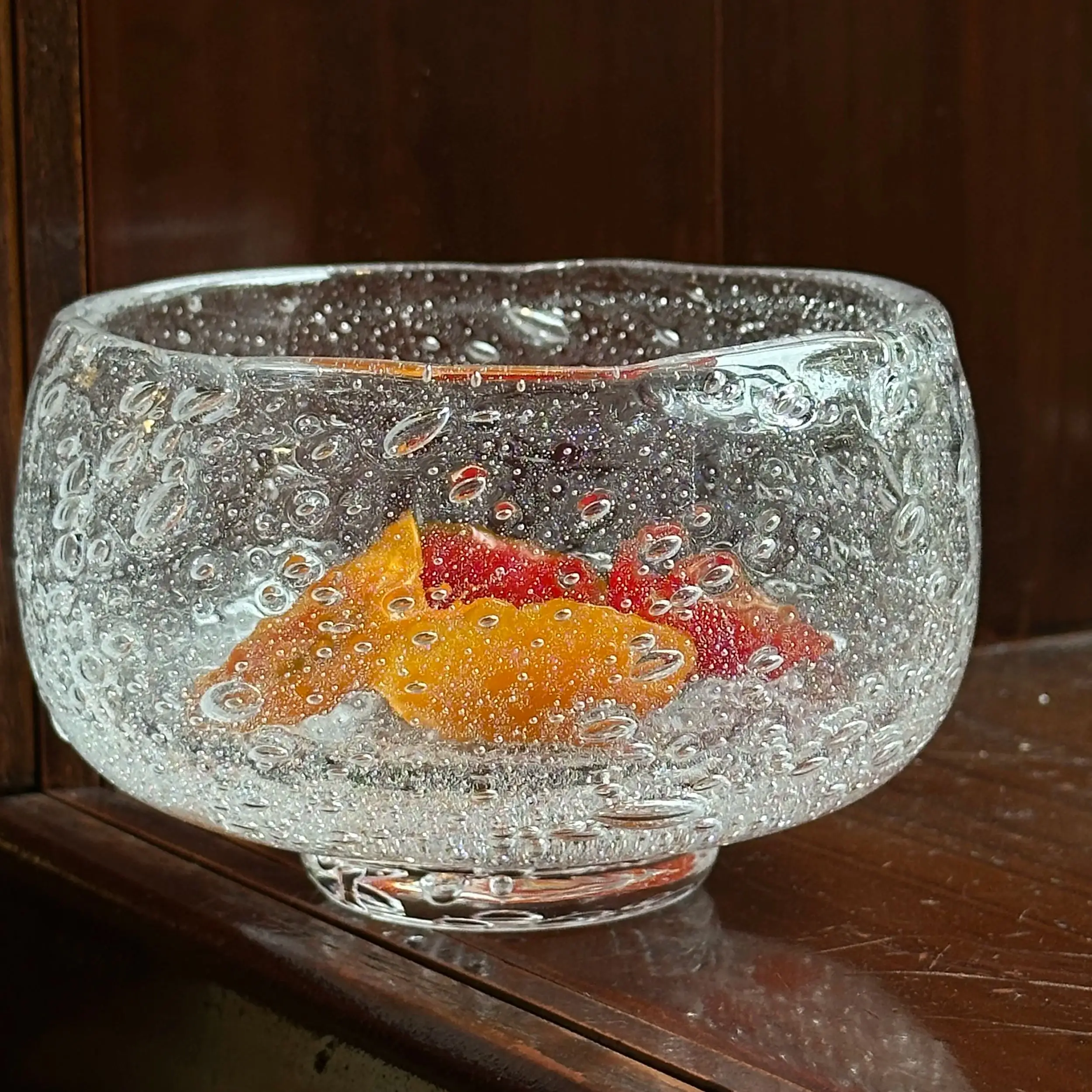 

Creative Japanese Handmade Bubble Matcha Cup, Cupcake Latte Art Cup, Ins Retro Whisk Glass Blowing