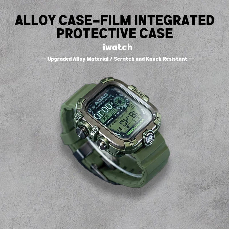 

Alloy watch bands for Apple Watch, wear-resistant and dustproof, Ultra3 protective cases, also suitable for Apple Watch and iWat