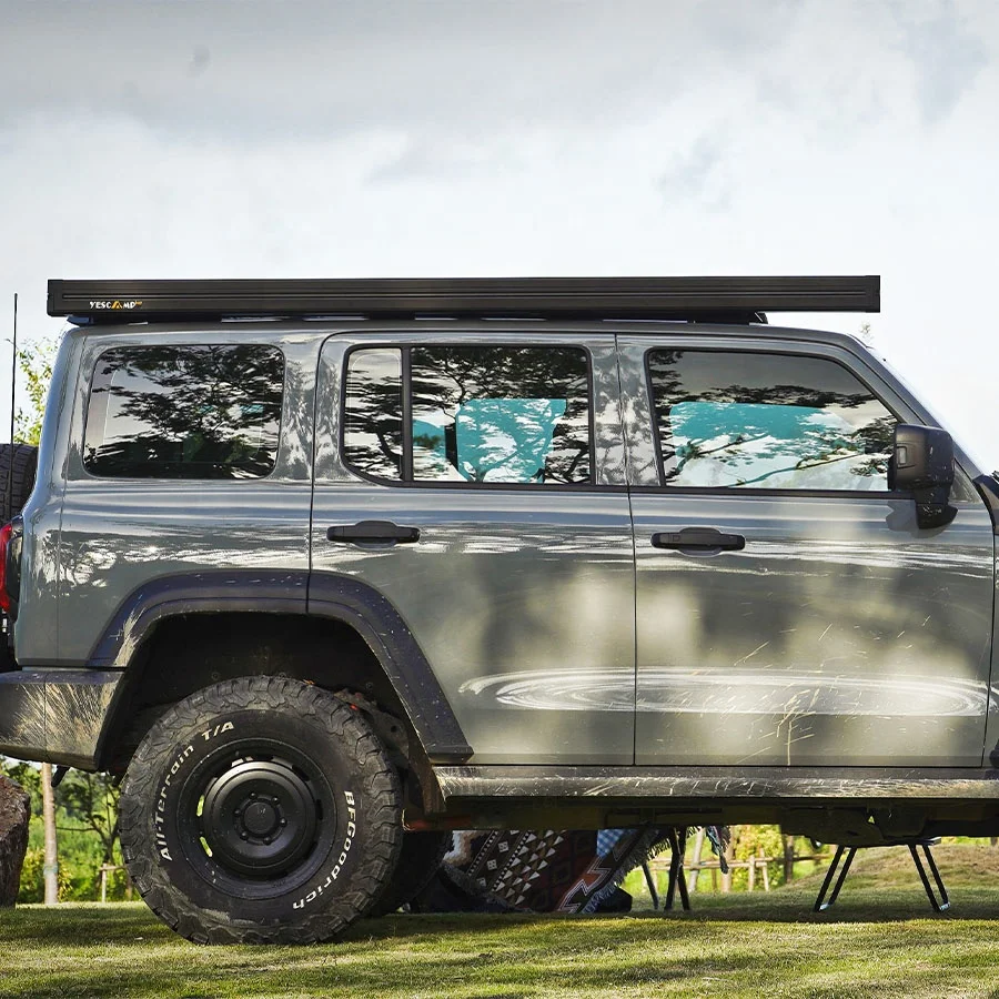 

Car 4x4 4wd SUV Outdoor Camping Travel Rooftop Awning Pull Out Tent Car Side Awning