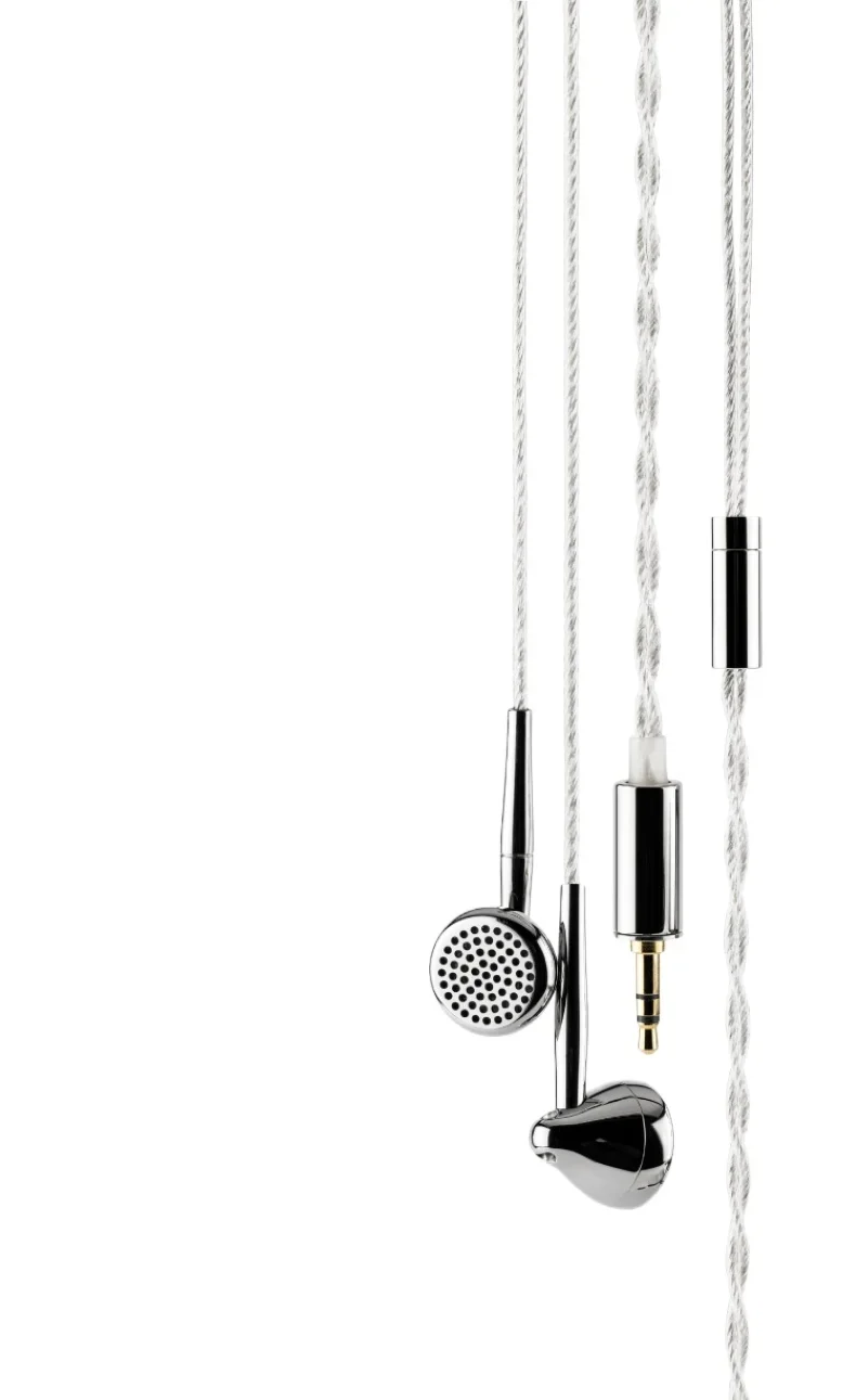 Flagship HIFI flat plug earphone 13.5mm high dynamic dynamic unit