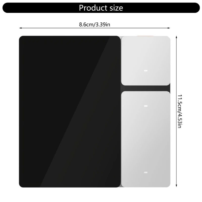 Painel controle 3,5 polegadas, interruptores parede com cena inteligente, wi-fi, com painel controle central 3