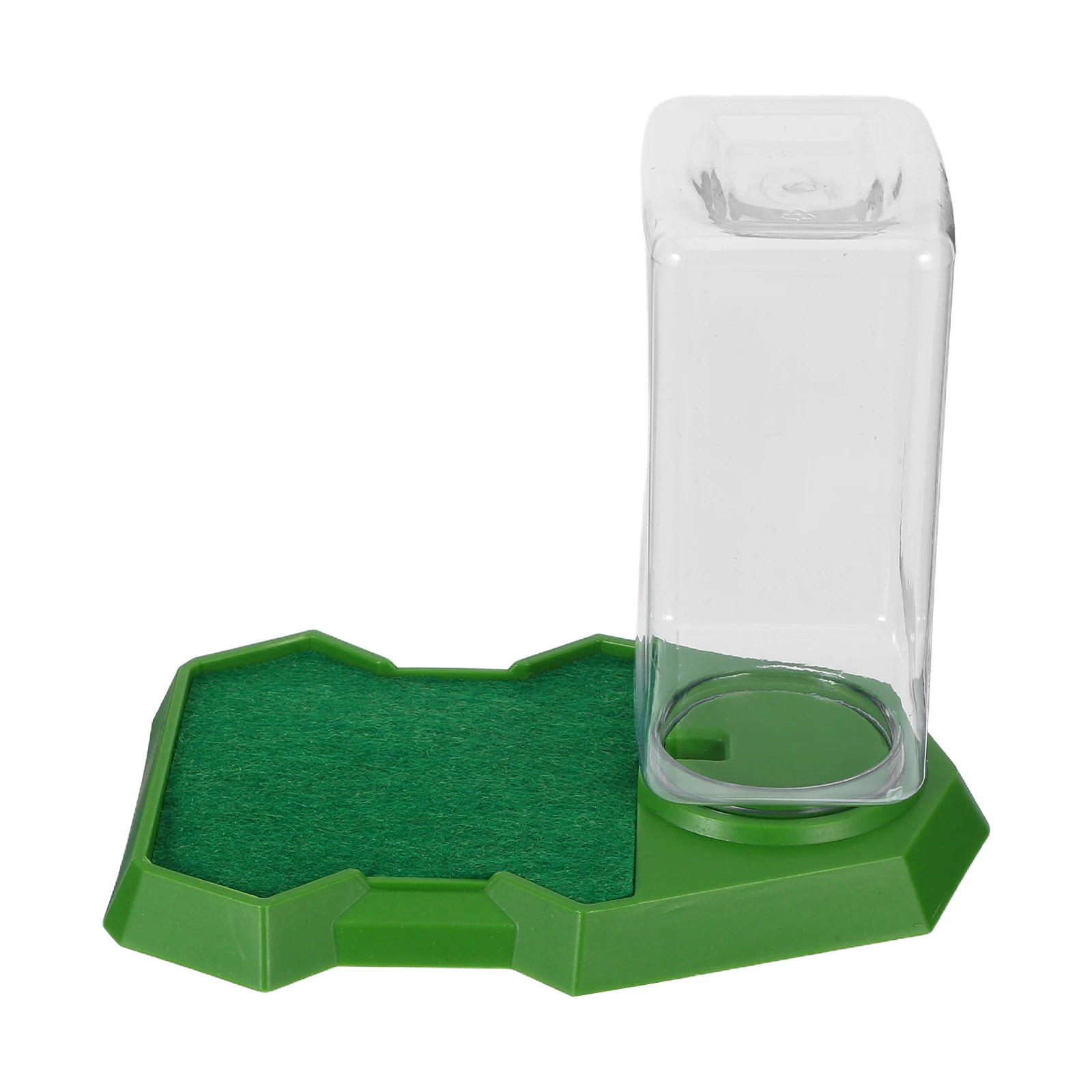 

Reptile Pet Water Feeder Drinking Lizard Dispenser Bowl Cotton Leopard Gecko Feeding Dish