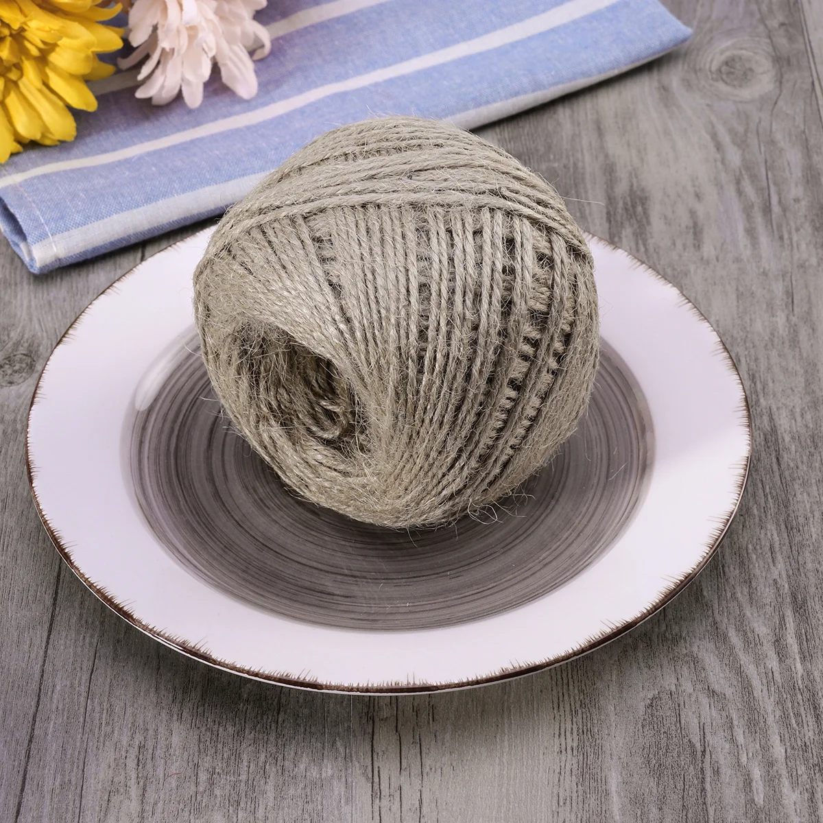 

30M Natural Jute Rope For Diy Crafts Decoration Cord Twine String Art Wedding Party Supply Coffee