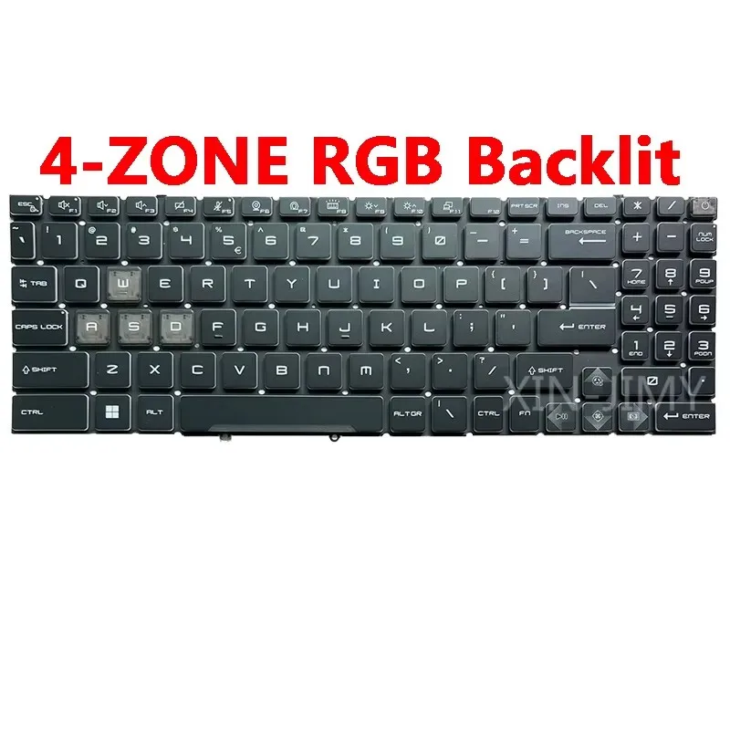

C7VFK US Russian RGB Backlit Keyboard for MSI Bravo 15 A15 C7VEK C7VFKP C7VFK C7VEK C7VFKP 17 D7VEK D7UDXK C7VFK C7VEK C7VFKP