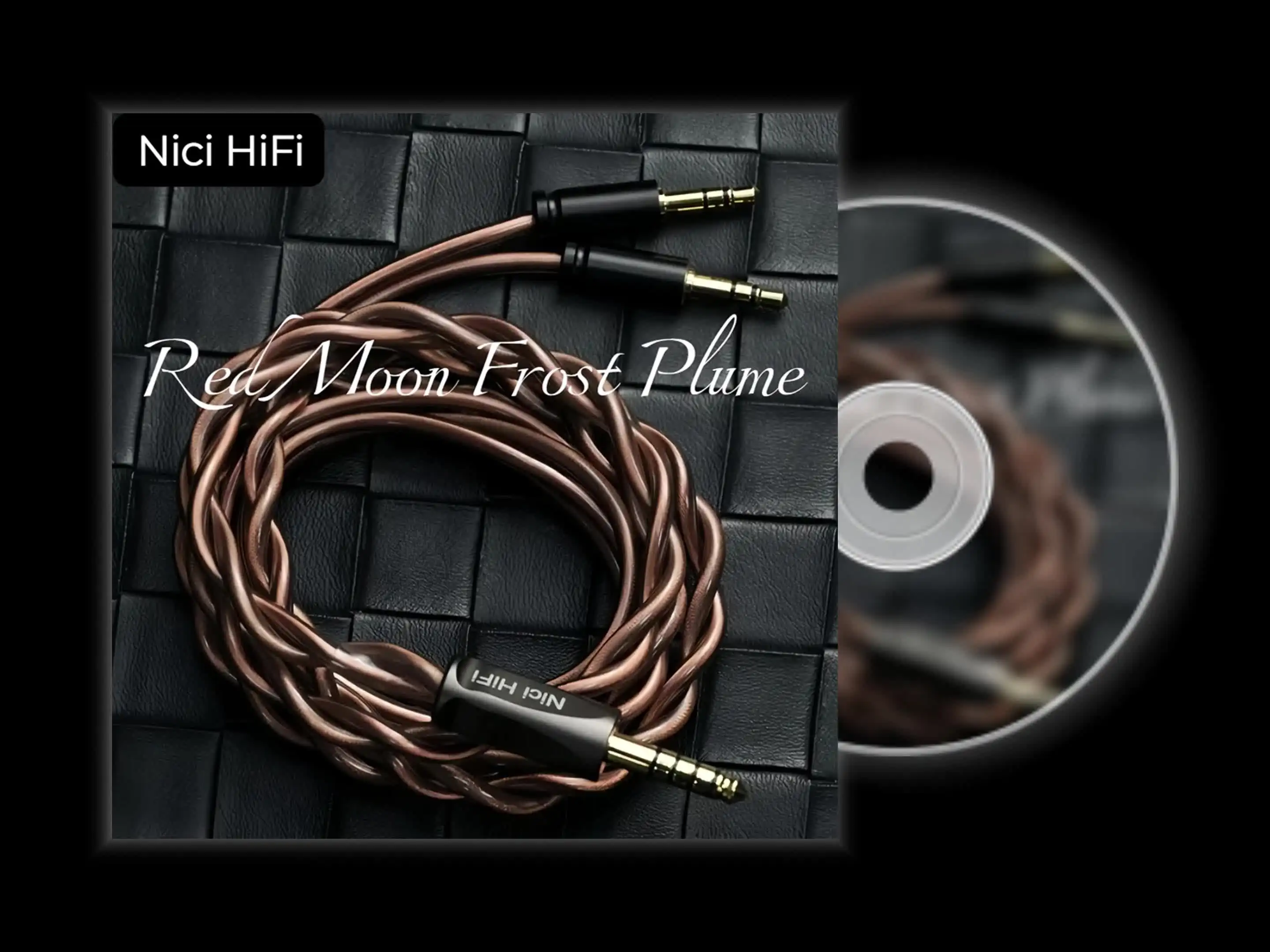Nici HiFi-20 4.4mm to Dual 3.5mm ケーブル 120cm