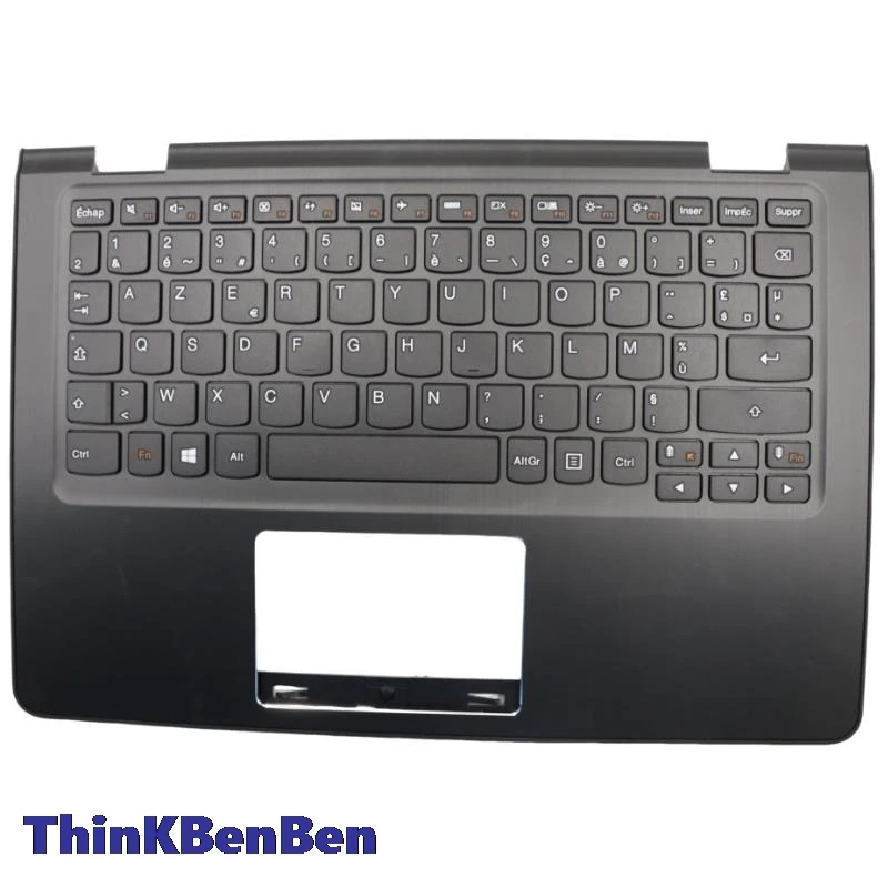 

FR French Keyboard Black Upper Case Palmrest Shell Cover For Lenovo Yoga 300 11IBR 11IBY Flex 3 1120 1130 5CB0J08346