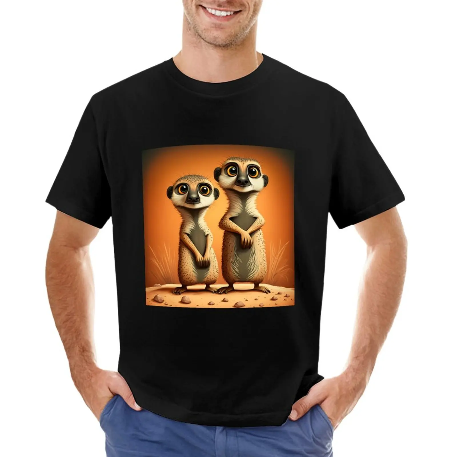 

Funky Meerkats T-Shirt graphic t shirts quick drying t-shirt graphic t shirt mens champion t shirts