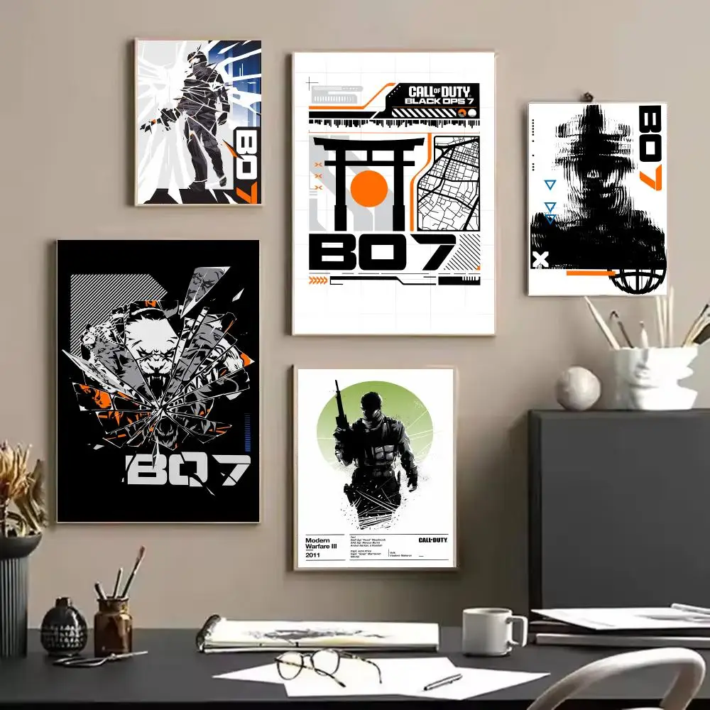 Claaasic Game c-Call of D-Duty Poster Modern Aesthetic Wall Art | Stylish Bedroom Home Decor & Unique Gift Ideas