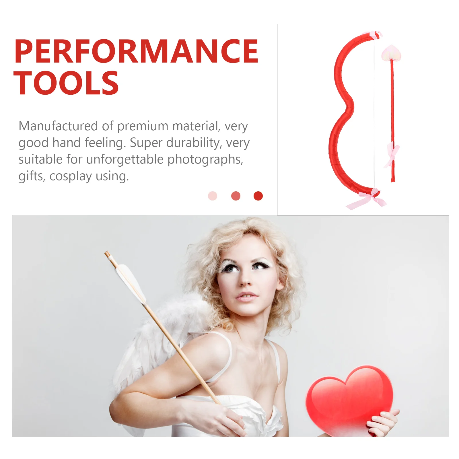 Cupid Arrow Props Elements Foams Adorable Photo Luxury Party Cosplay Cloth Themed Bow Child