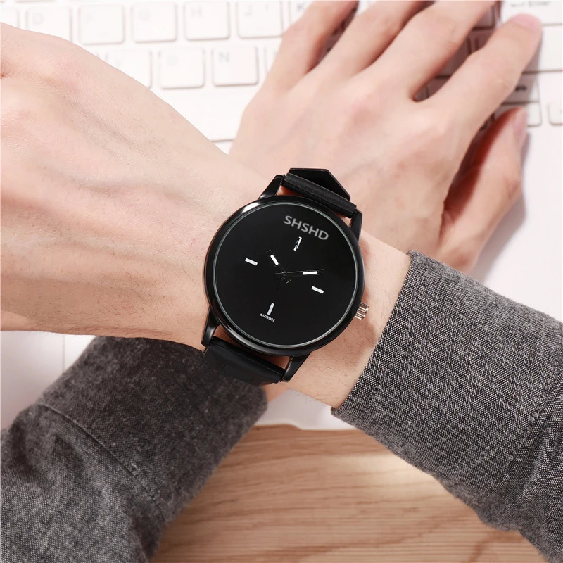 

Soft Silicone Strap Jelly Quartz Watch Wristwatches for Women Ladies Lovers Relogio Miler Men Watch Black White