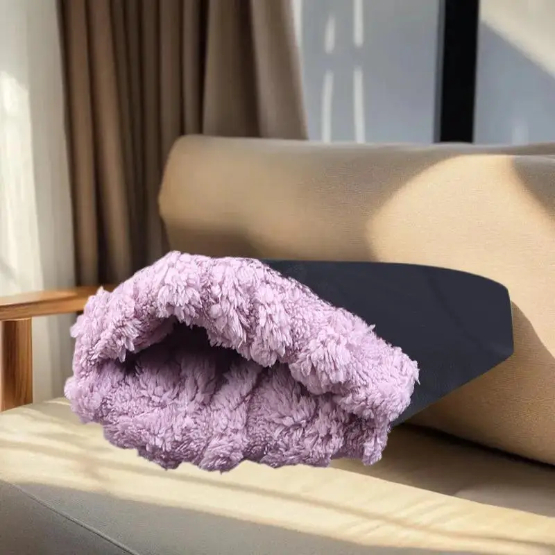 2 Set Sarung Tangan Kulit Musim Dingin untuk Sepeda Listrik - Penutup Pegangan PU yang Dipertebal, Tahan Angin & Hujan