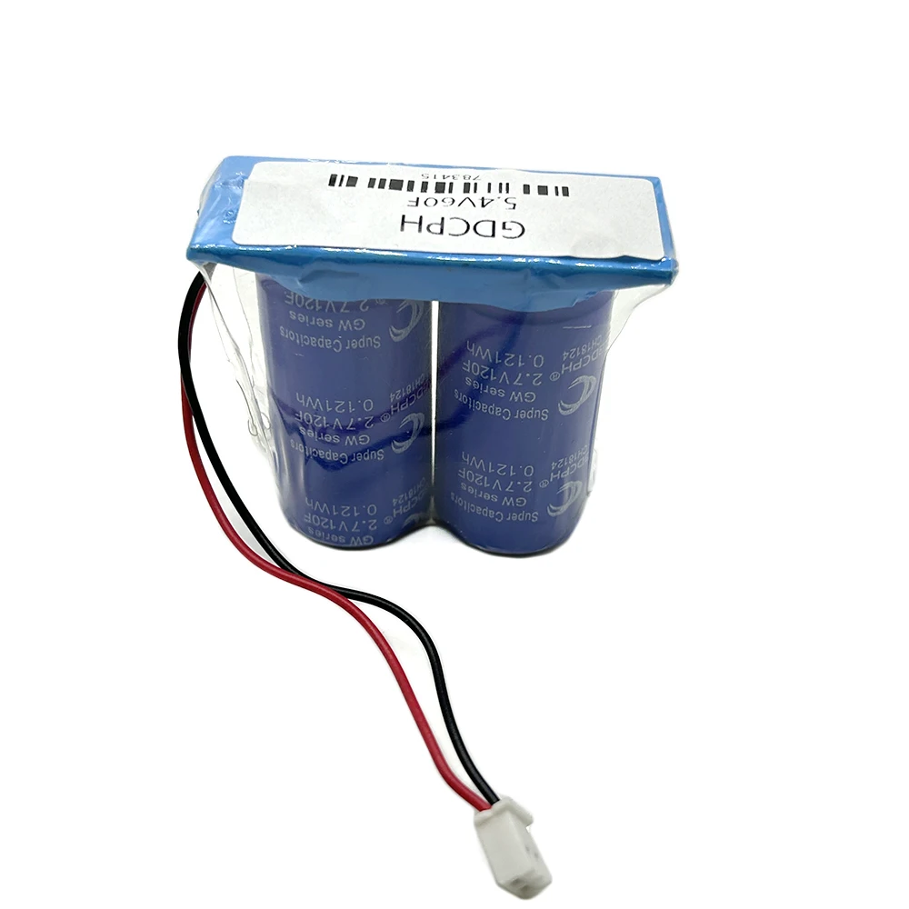 GDCPH 5.4V60F Double Super Capacitor With Ordinary Wiring Harness 2P Terminal Plug Supercapacitor 2.7V120F Large Capacity