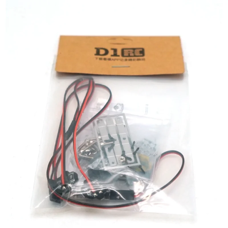 أضواء سيارة تسلق 6 فولت 1/10 1/8 عالمية لتسلق السيارات المصابيح الأمامية المعدلة