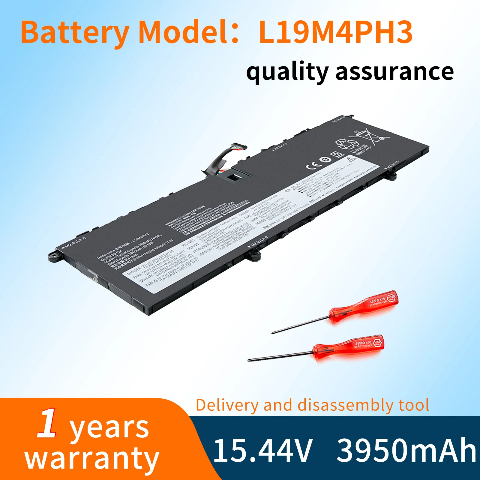 

BVBH L19M4PH3 Laptop Battery For Lenovo Ideapad Yoga Slim 7 Pro-14ARH5 Pro-14ITL5 Series L19D4PH3 L19C4PH3 SB10Z49515 61WH