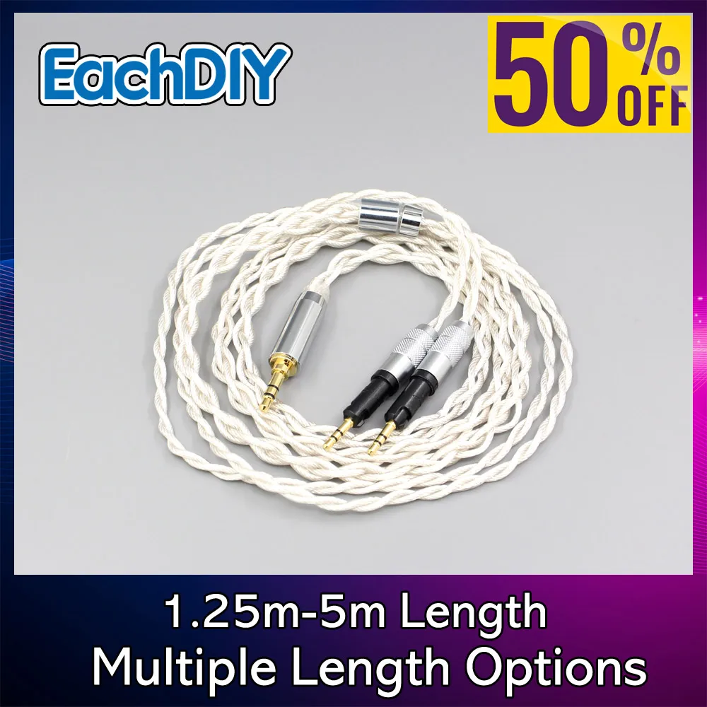 

Graphene 7N OCC Silver Plated Type2 Earphone Cable For Audio-Technica ATH-R70X Headphone LN008149