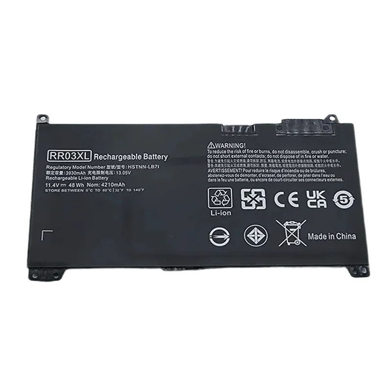 

New RR03XL Laptop Battery for HP ProBook 430 440 450 455 470 G4 G5 HSTNN-PB6W HSTNN-UB7C HSTNN-LB71 851477-832 11.4V 48WH