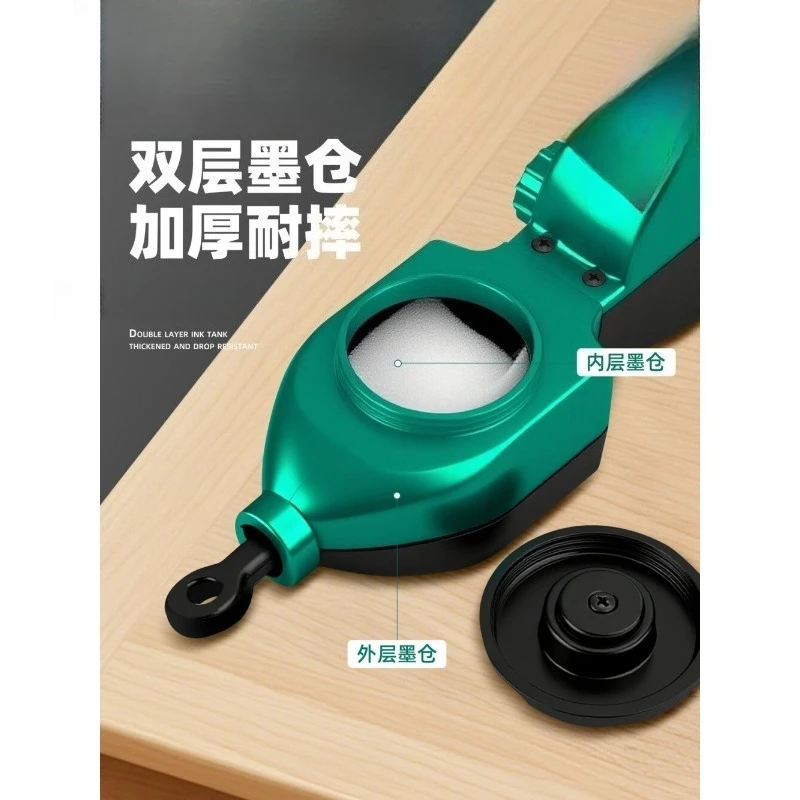Special one-person elastic artifact for woodworking at Lulin ink bucket construction site, hand-cranked wooden bucket ink