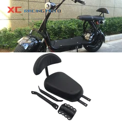 Electric Scooter Rear Seat With Backrest Cushion Bracket Seat For Citycoco Electric Scooter Harley Electric Scooter Modified