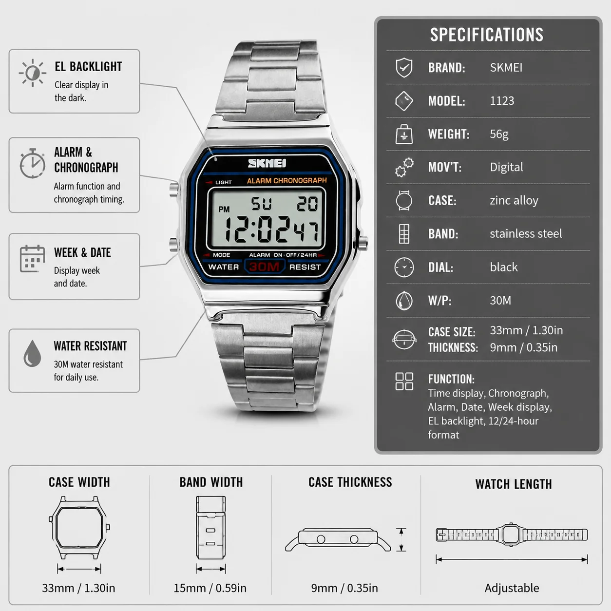 Thumbnail 4 - #24 Best Digital Alarm Watches to Buy In 2026