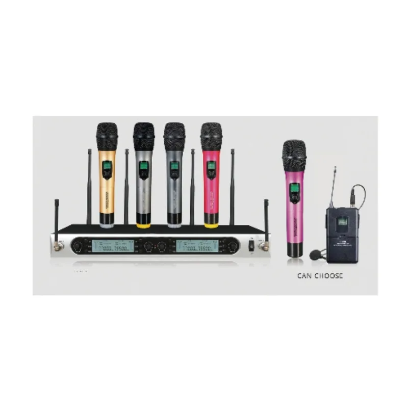 

SN-8600 Professional 4 channel Diversity reception UHF wireless microphone