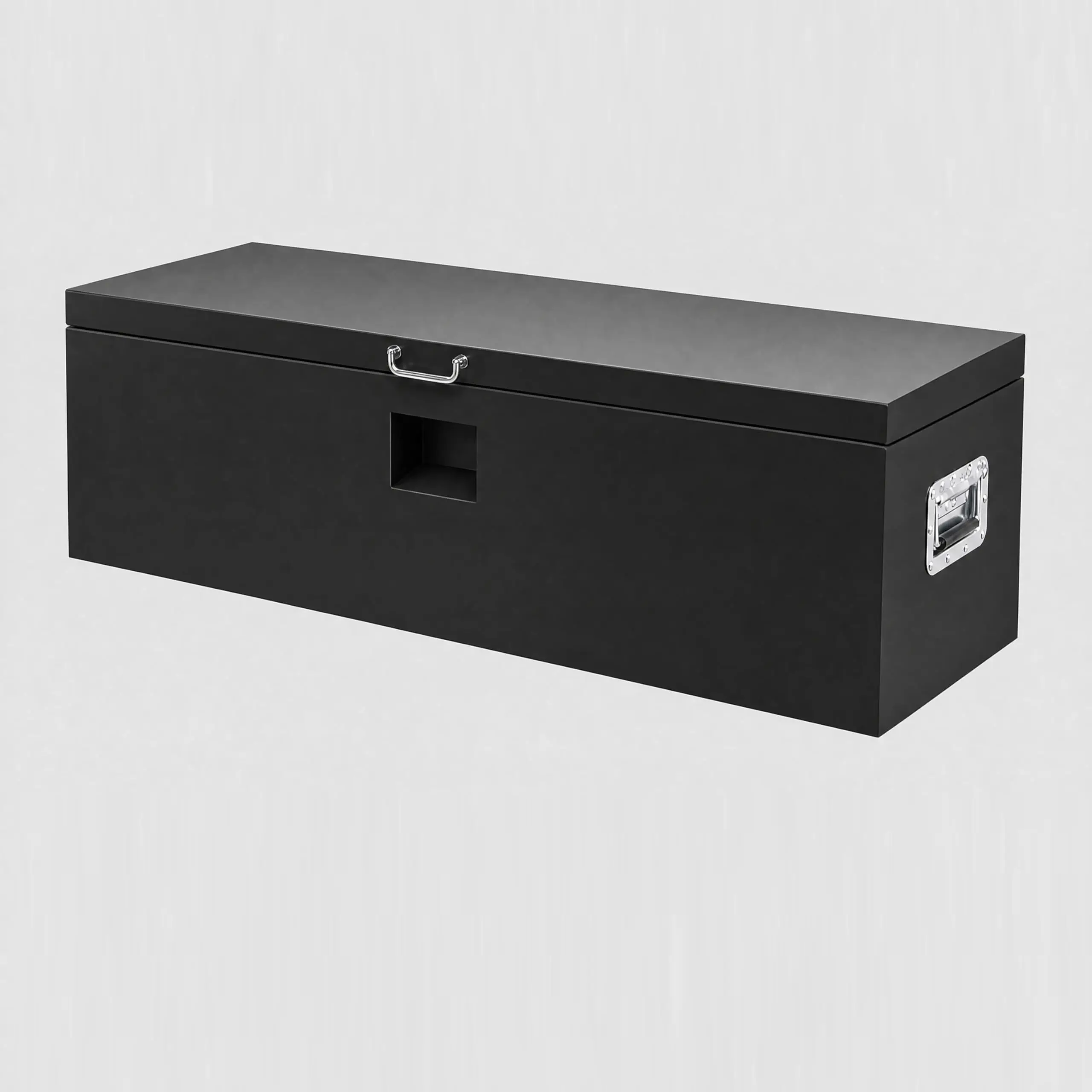 Heavy Duty Truck Bed Tool Box 48'' Locking Steel Truck Toolbox with Front Pull Handle, Side Grab Handles, Dual Gas Struts
