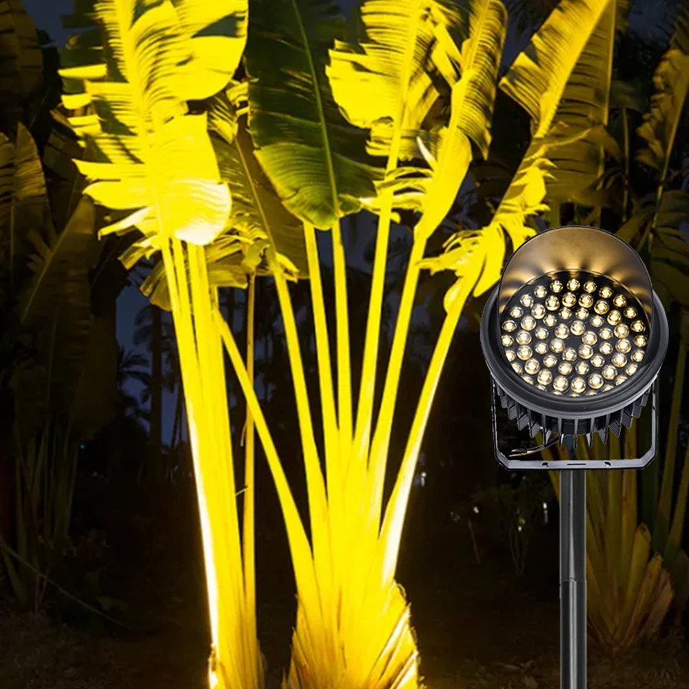 

RGBW Lawn Lamp LED Colorful Tree Projection Lights Outdoor Landscape Lighting IP65 Waterproof Garden Pillar Tree Lights