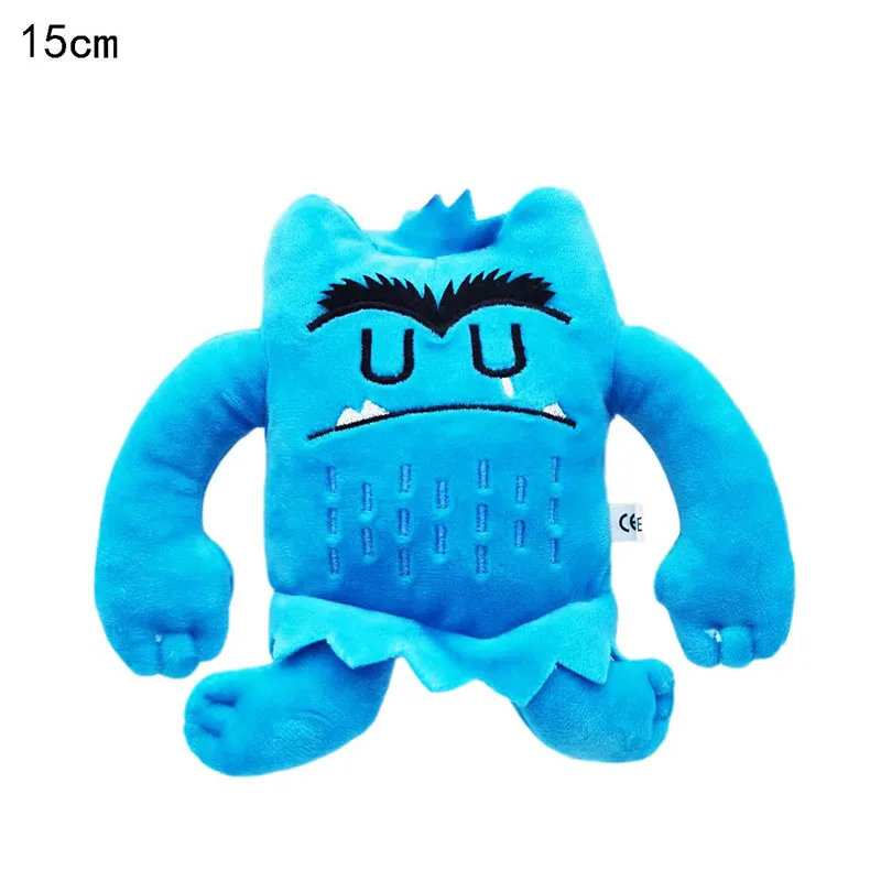 6pcs/set Kawaii The Color Monster Plush Doll Children Monster Color Emotion Plushie Stuffed Toy For Kids Birthday Gifts