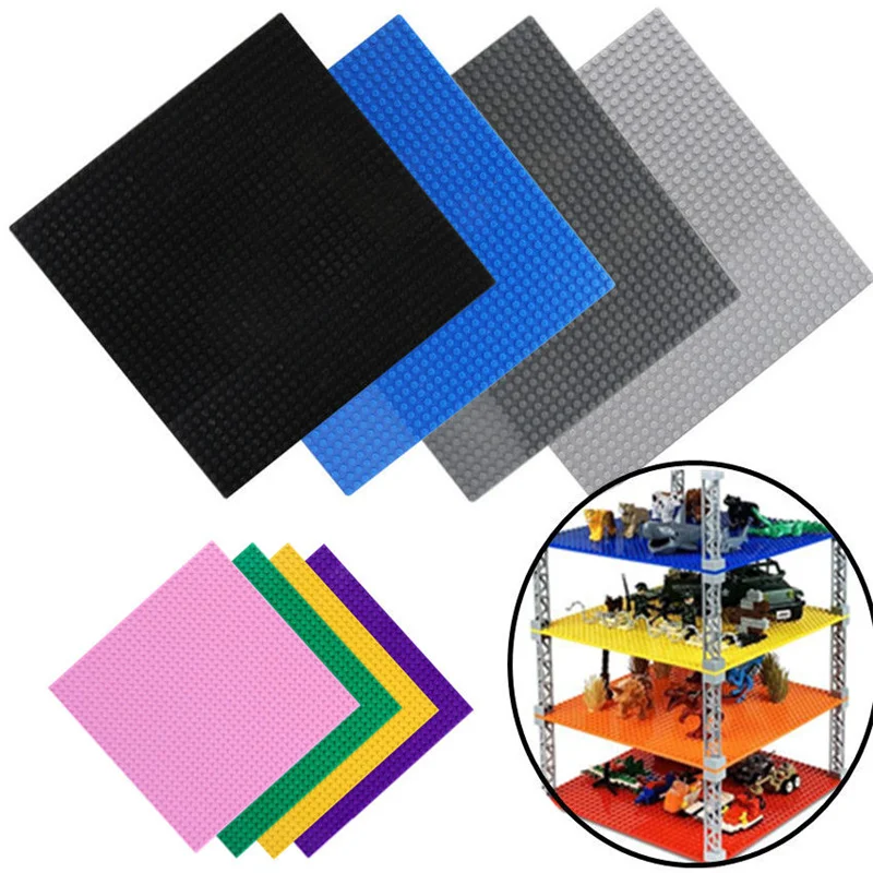 32*32 Dots Double Sided Baseplate Building Blocks Classical Base Plate Bricks Kids Toys Compatible with Brand Blocks