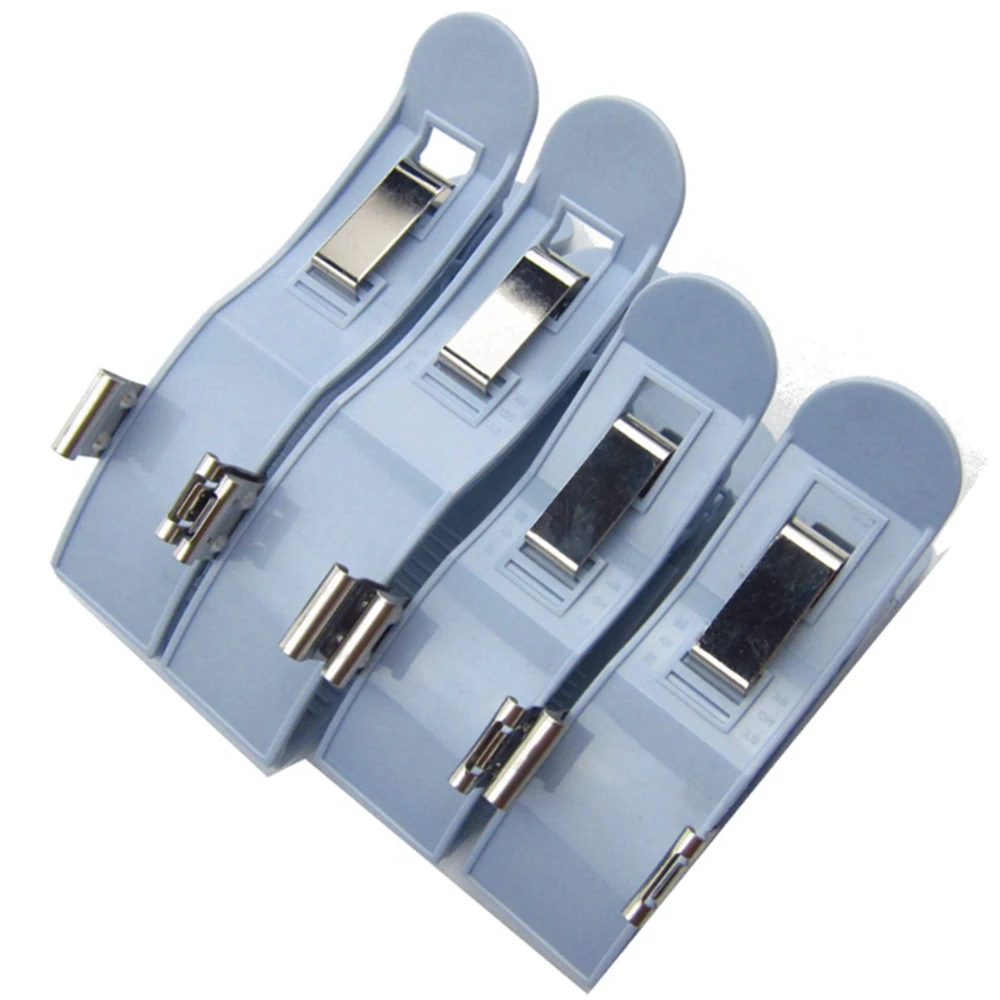 4pcs/set Nickel-plated  EKG clamp,3.0&4.0 double purpose,bule col,2pcs big+2pcs small