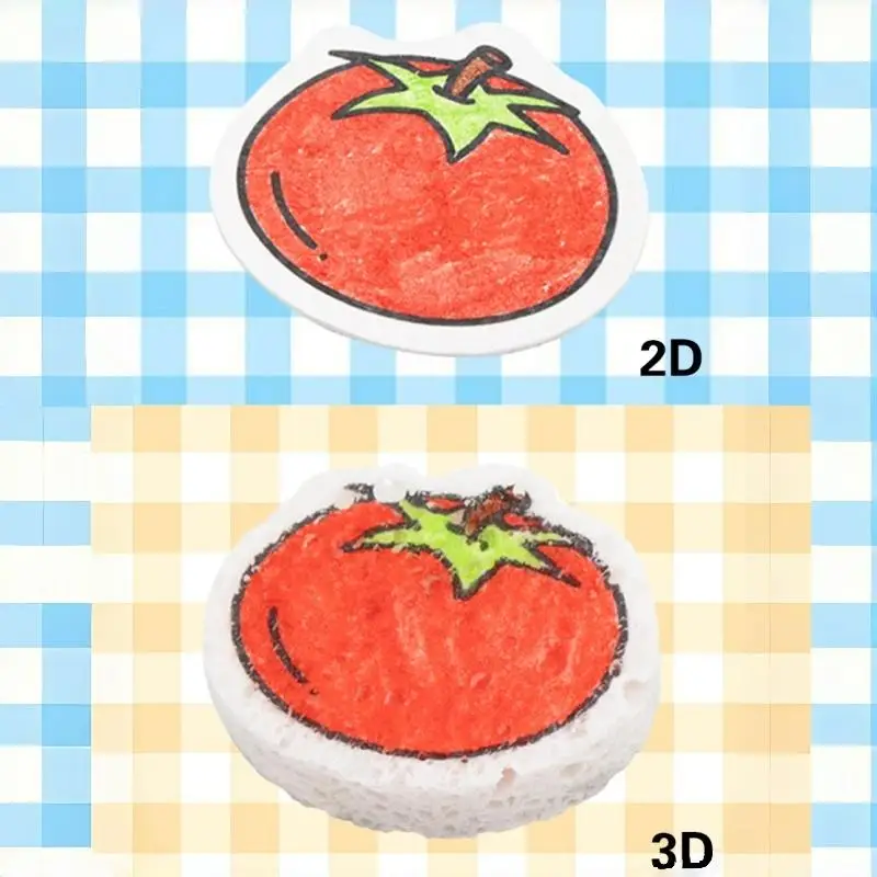 4Pcs DIY Drawing Art Educational Craft Sponge Canvas Board Handicraft Toy 3D Magic Puffy Foam Texture Painting Paper For Kids view 5