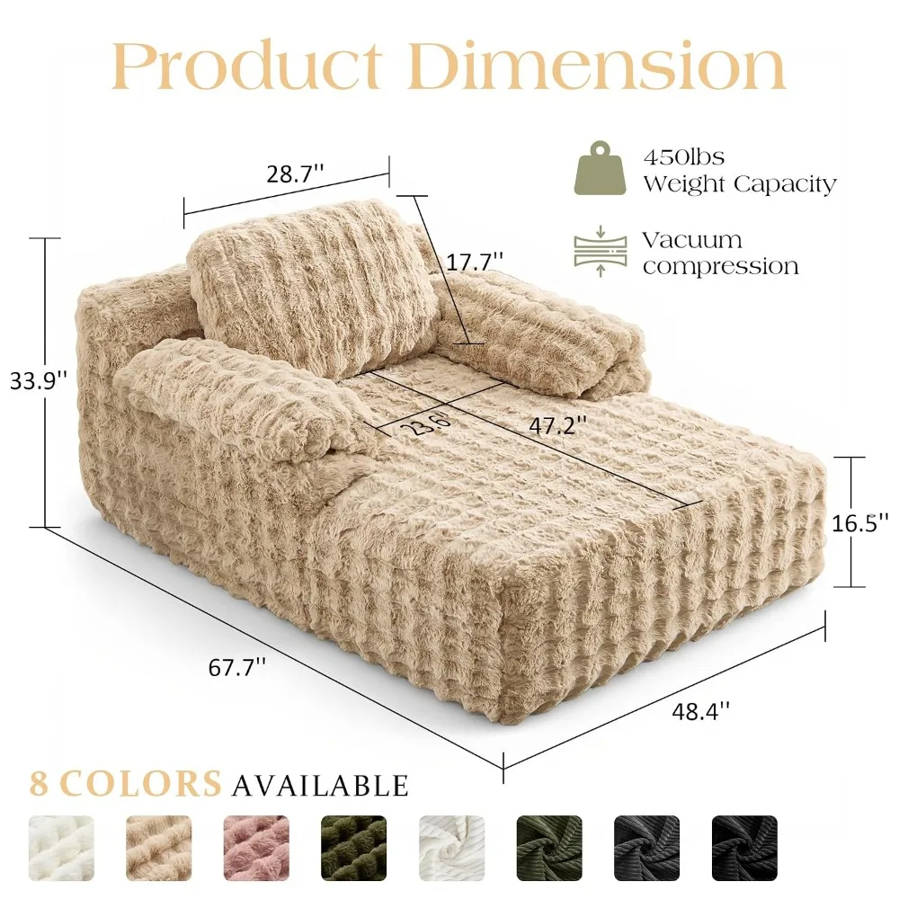 Chaise Lounge Chair, 67.7