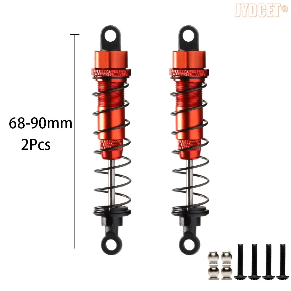 Ammortizzatore a olio in lega di alluminio 75MM 80MM 90MM per auto RC 1/10 adulti Tamiya CC01 Axial SCX10 D90