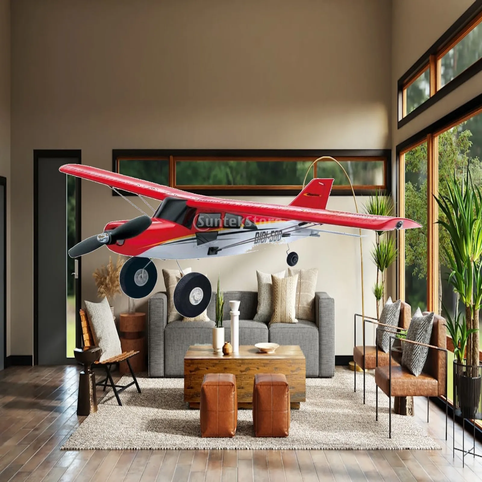 Beginner RC Foam Aircraft 4 Channel Remote Controlled Airplane Fixed Wing Plane for Outdoor Aviation Learning