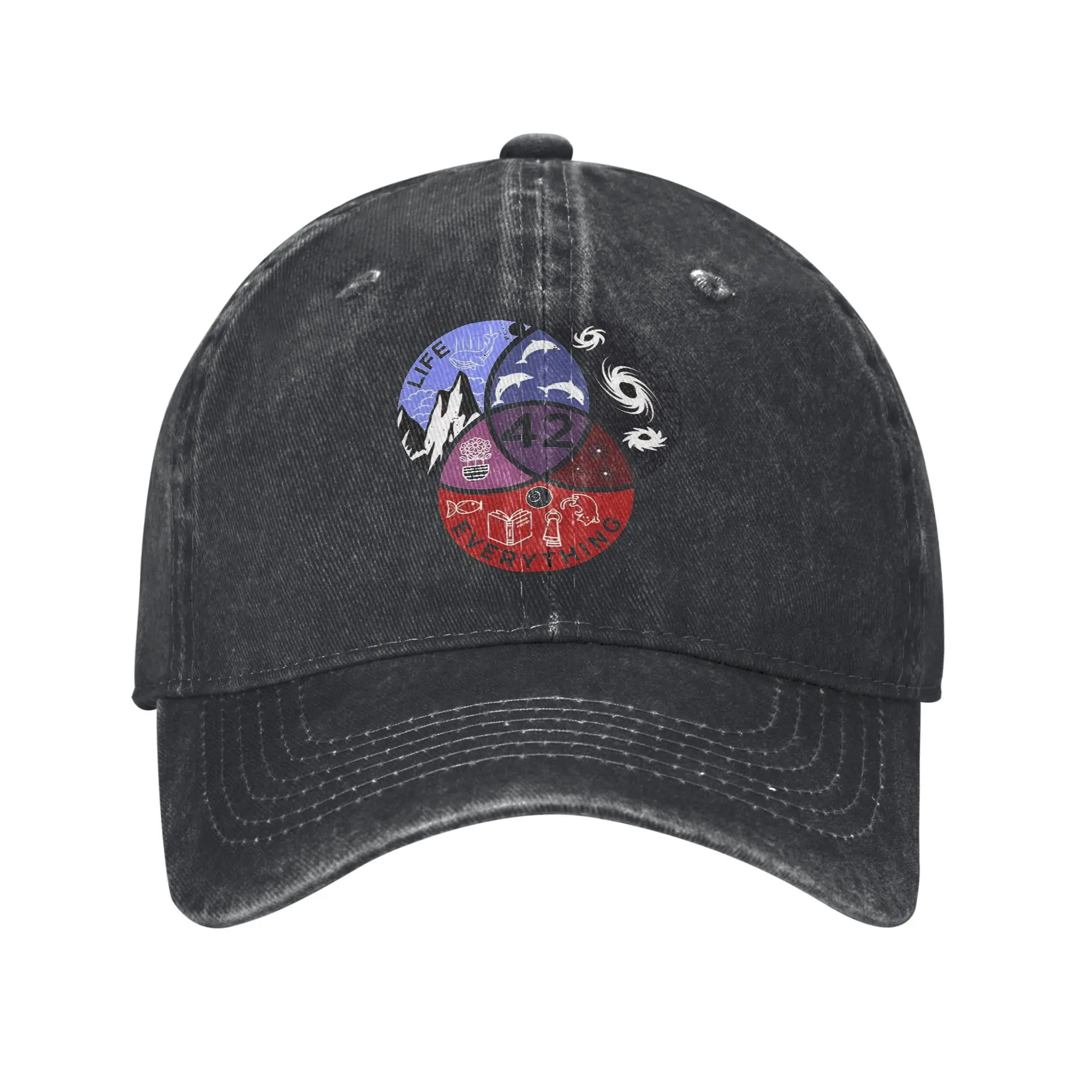 dont panic 42 The Answer To Life The Universe And Everything Douglas Adams  Cap for Men Women Trucker Hat Wear Baseball Cap